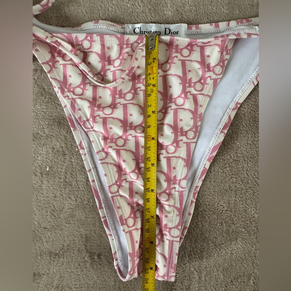 Dior Pink Monogram Patterned Bikini Set Medium - Picture 10 of 10